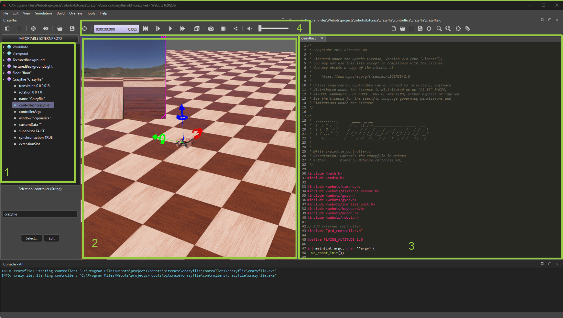 Getting Started with Simulation Bitcraze