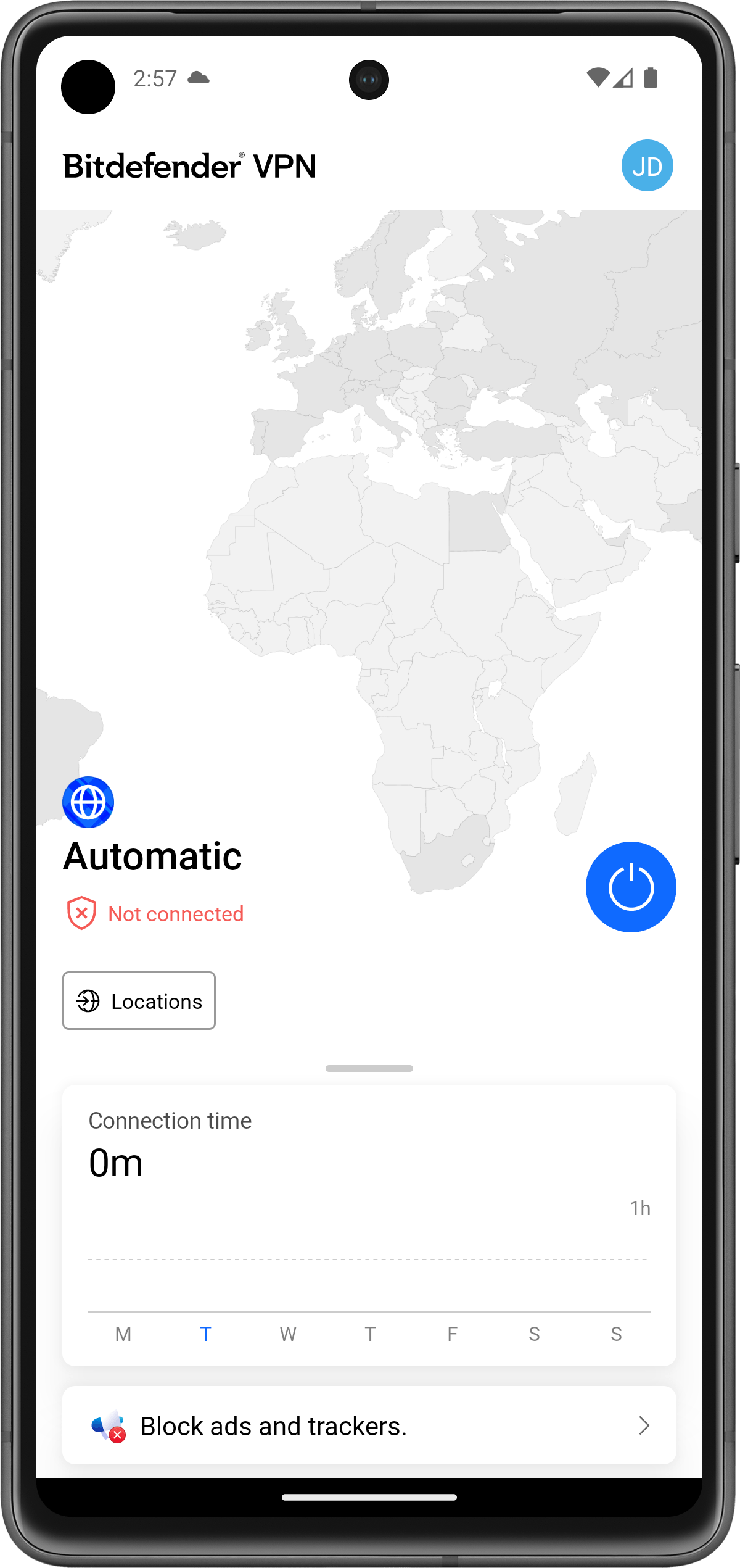Bitdefender VPN for Android Connection, Settings, Subscriptions