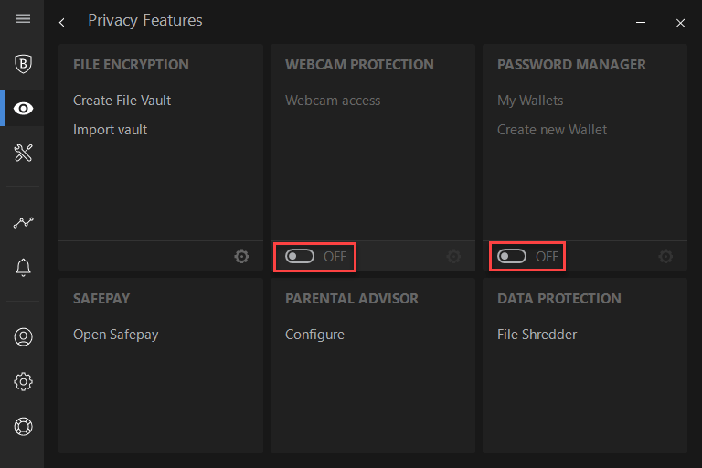 Cómo desactivar todos los módulos de Bitdefender 2018 Bitdefender