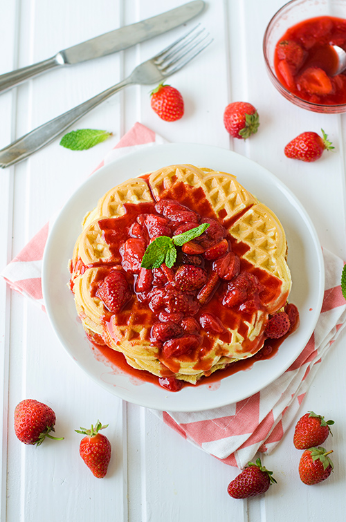 Cream Cheese Waffles Bite It Quick