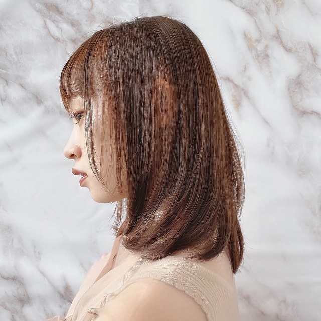 吉岡里帆さん風に近づく、ナチュラル愛され系ミディ&ボブ【17の髪型】