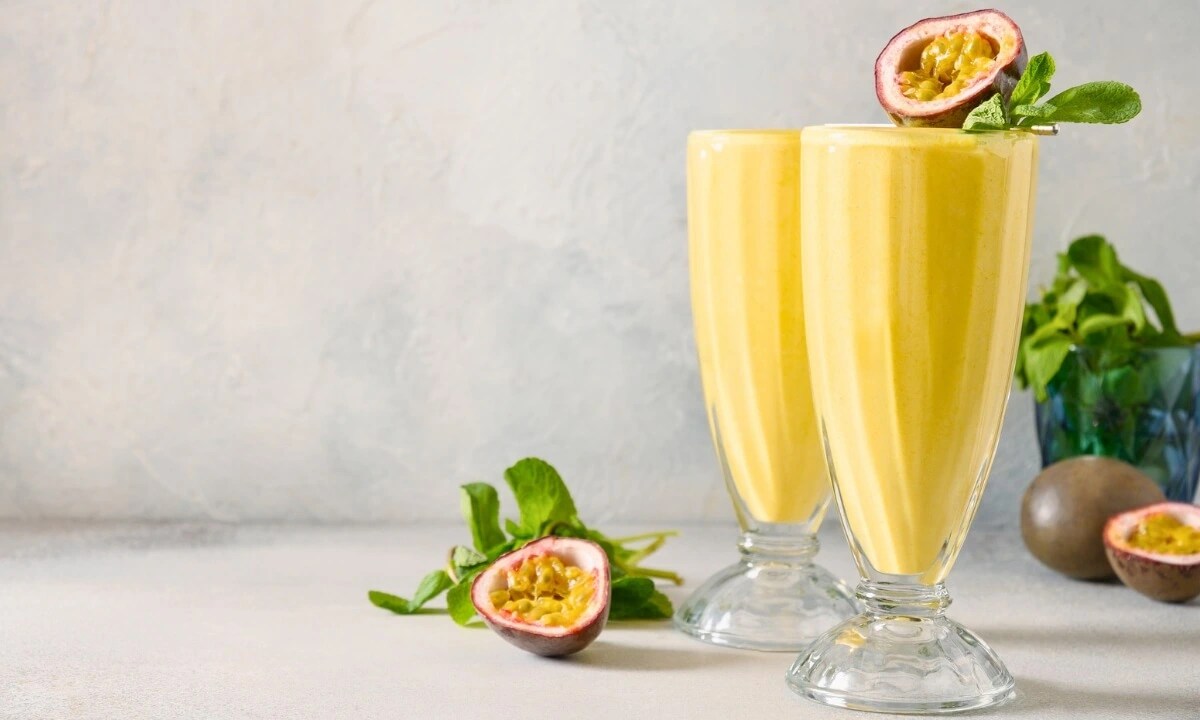 Tropical Passion Fruit Smoothie Recipe Bite N Sip
