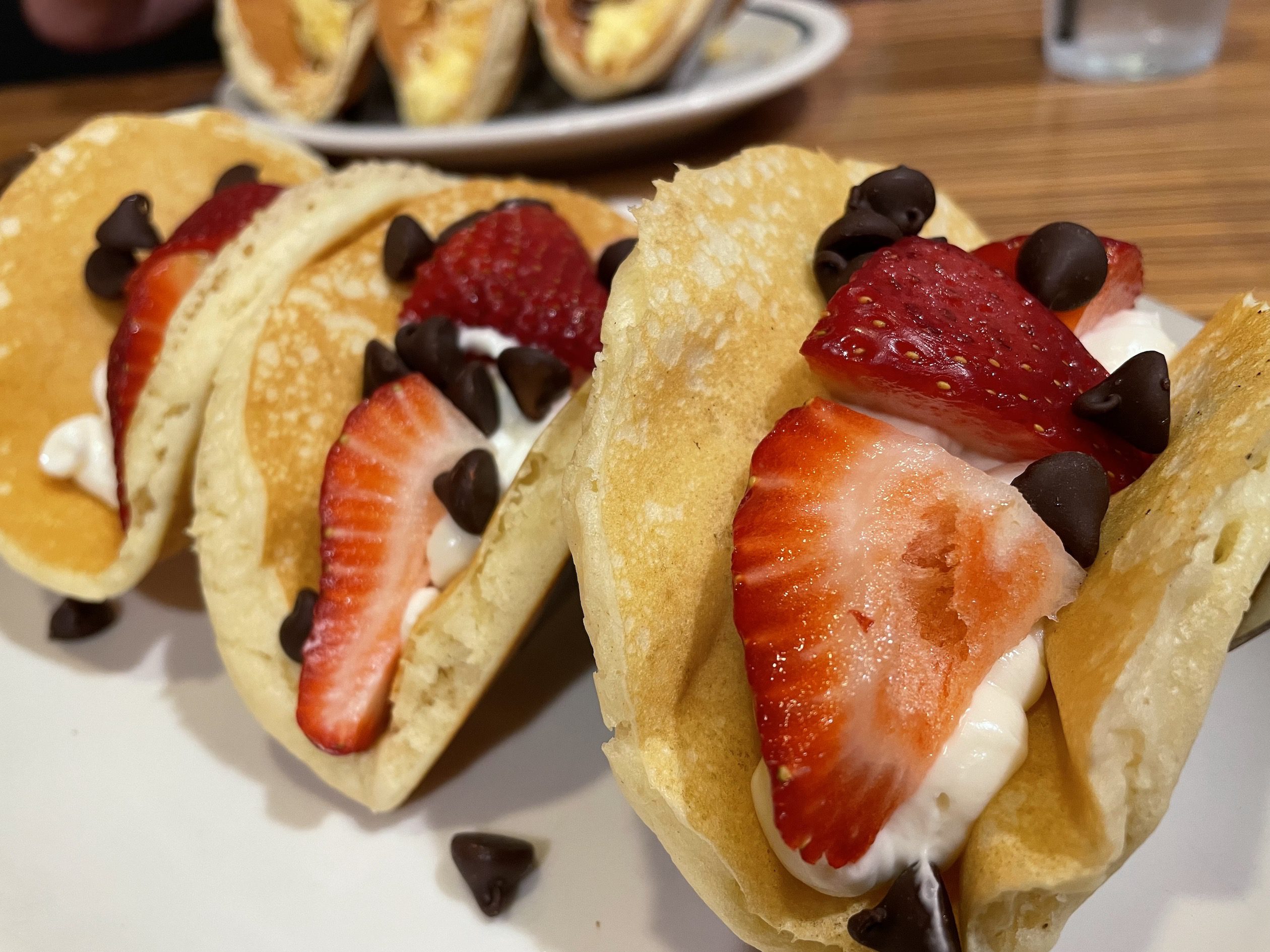 IHOP (Yes, that pancake house) Pancake Tacos, East Village, NYC Bite