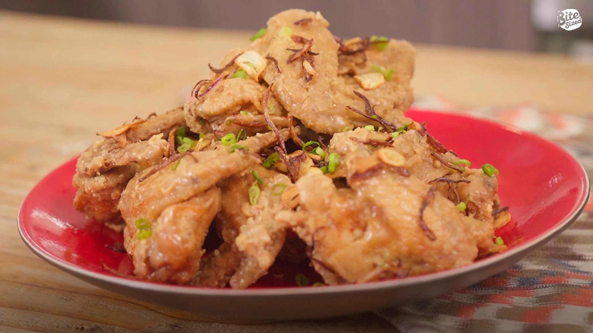 Pinatisang Chicken Wings with Caramel Glaze Bitesized.ph