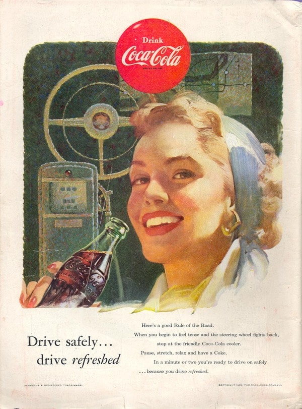 Coca Cola Vintage Poster Design Bit Rebels