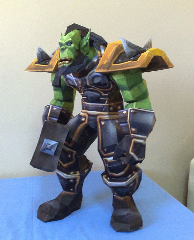 WOW World of Warcraft Papercraft Art Bit Rebels
