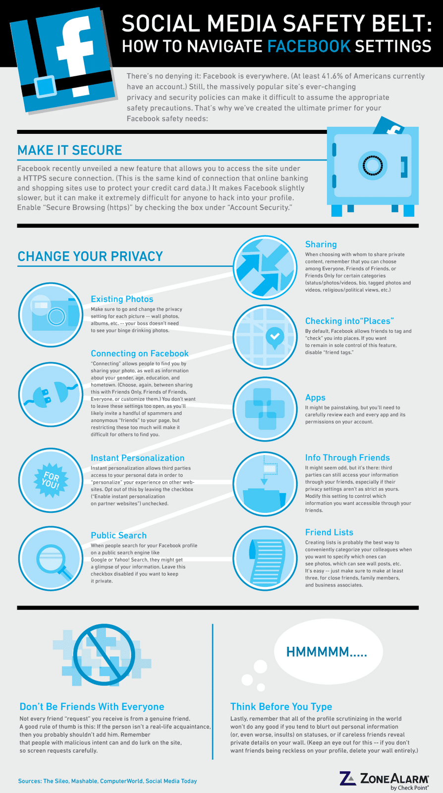 Facebook Security Simple Guide To Staying Safe [Infographic] Bit Rebels