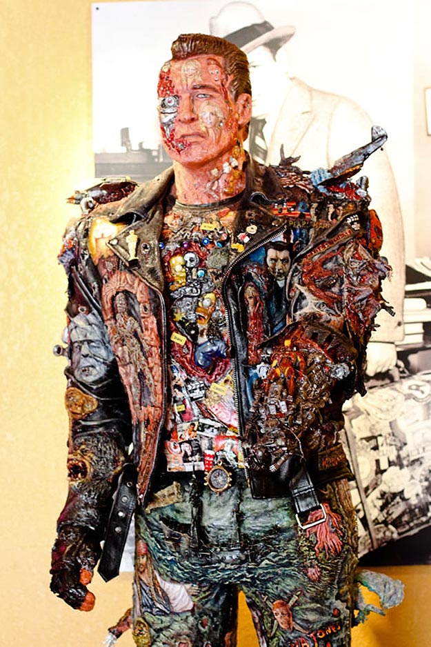 Movie Lovers Geektastic Terminator Sculpture Of Film History Bit Rebels