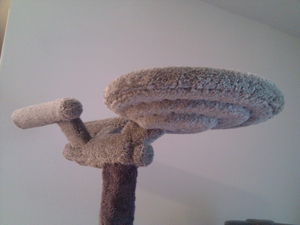 Star Trek Cat Tree For Trekkies With Cats Bit Rebels
