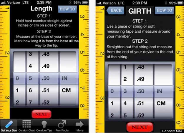 Condom Size The App That Helps You Find The Perfect Fitting Condom