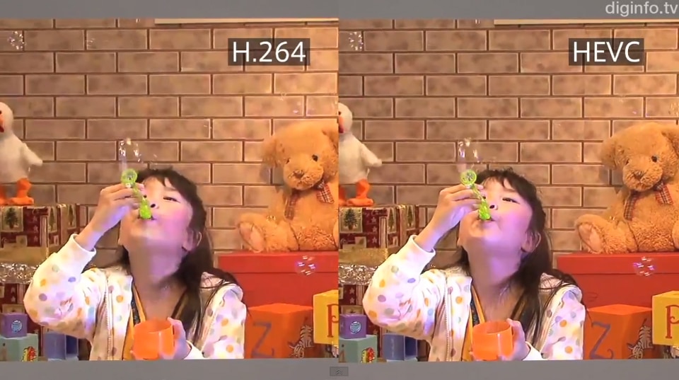 Next Gen Video Compression Format H.265 Demoed By NTT