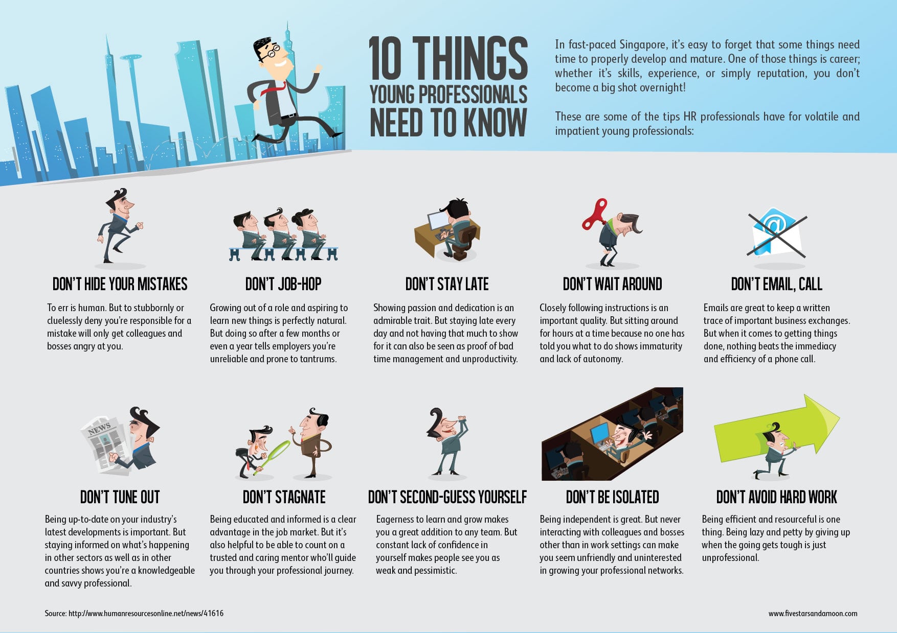 10 Things Young Professionals Should Know [Infographic] Bit Rebels