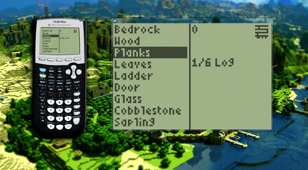 Math Whiz Recreates Minecraft Gameplay On His Graphing Calculator Bit