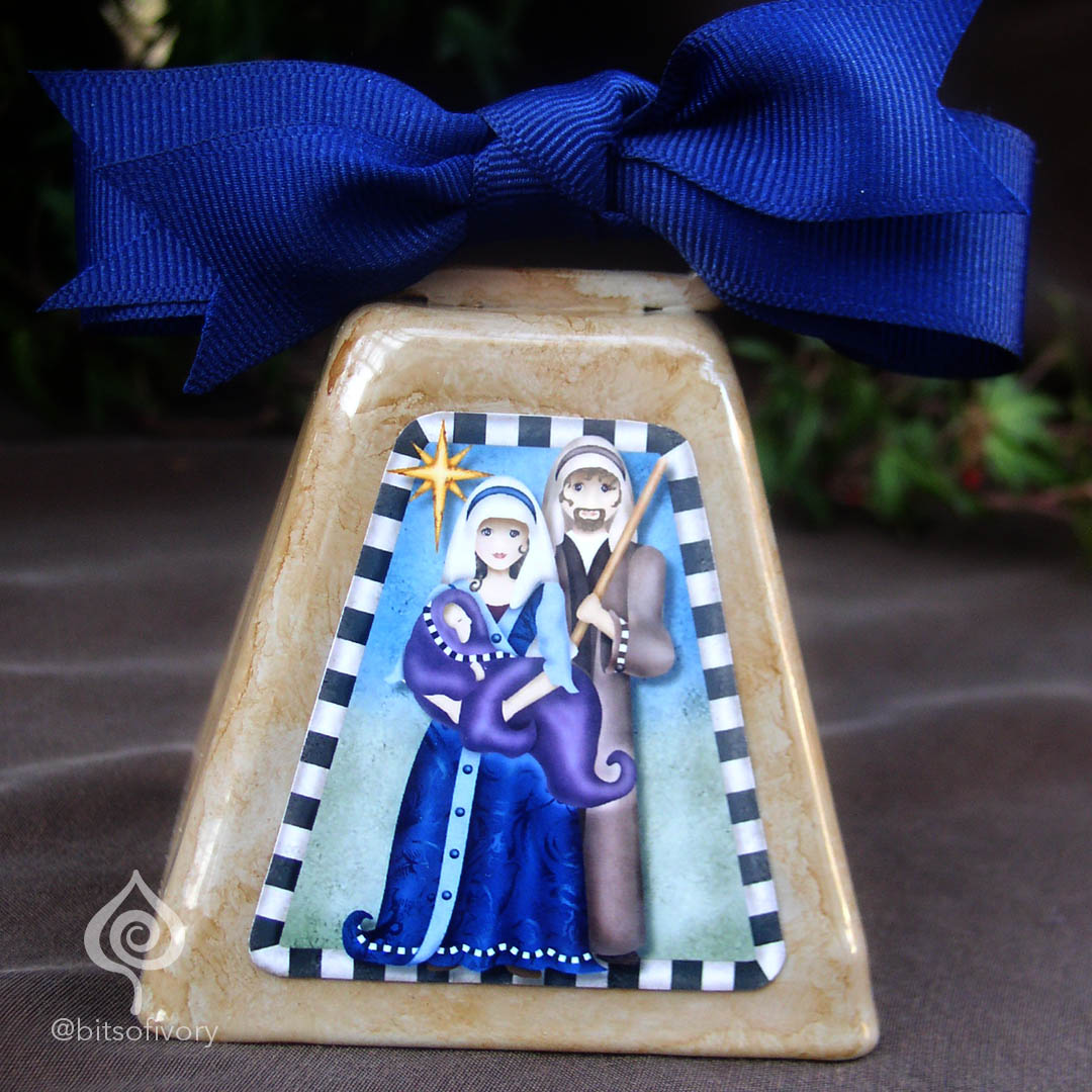 How to make a Cute Cowbell Christmas Gift at the Last Minute