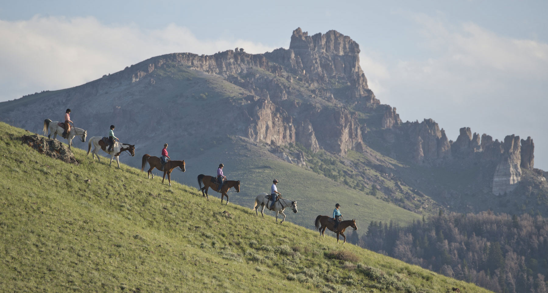 Bitterroot Ranch Wyoming Dude Ranch Offering Outstanding Horseback Riding