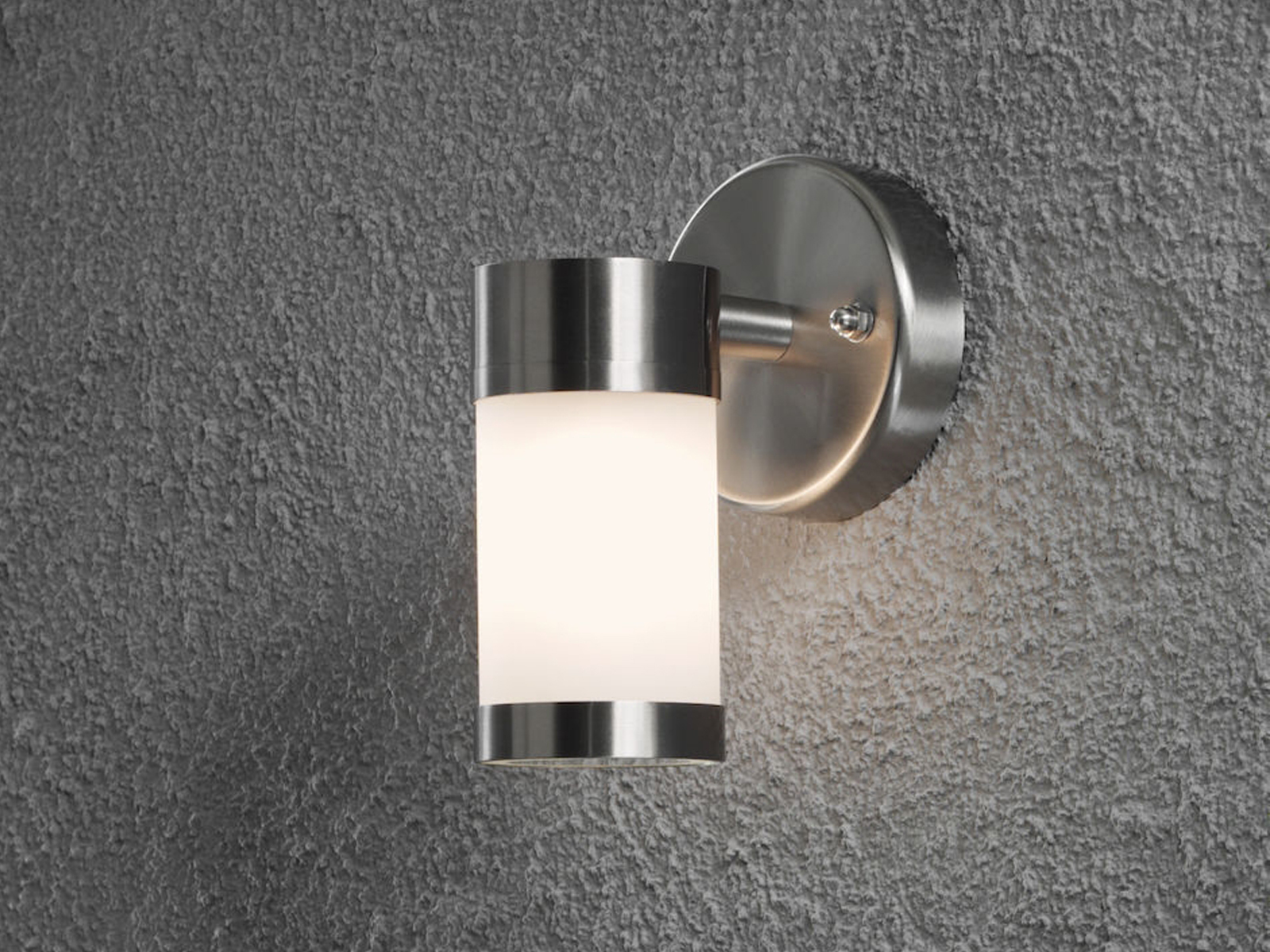 Mauk Solar Lampe Led Aussenbereich Silber Höhe 60 Cm Lidl De