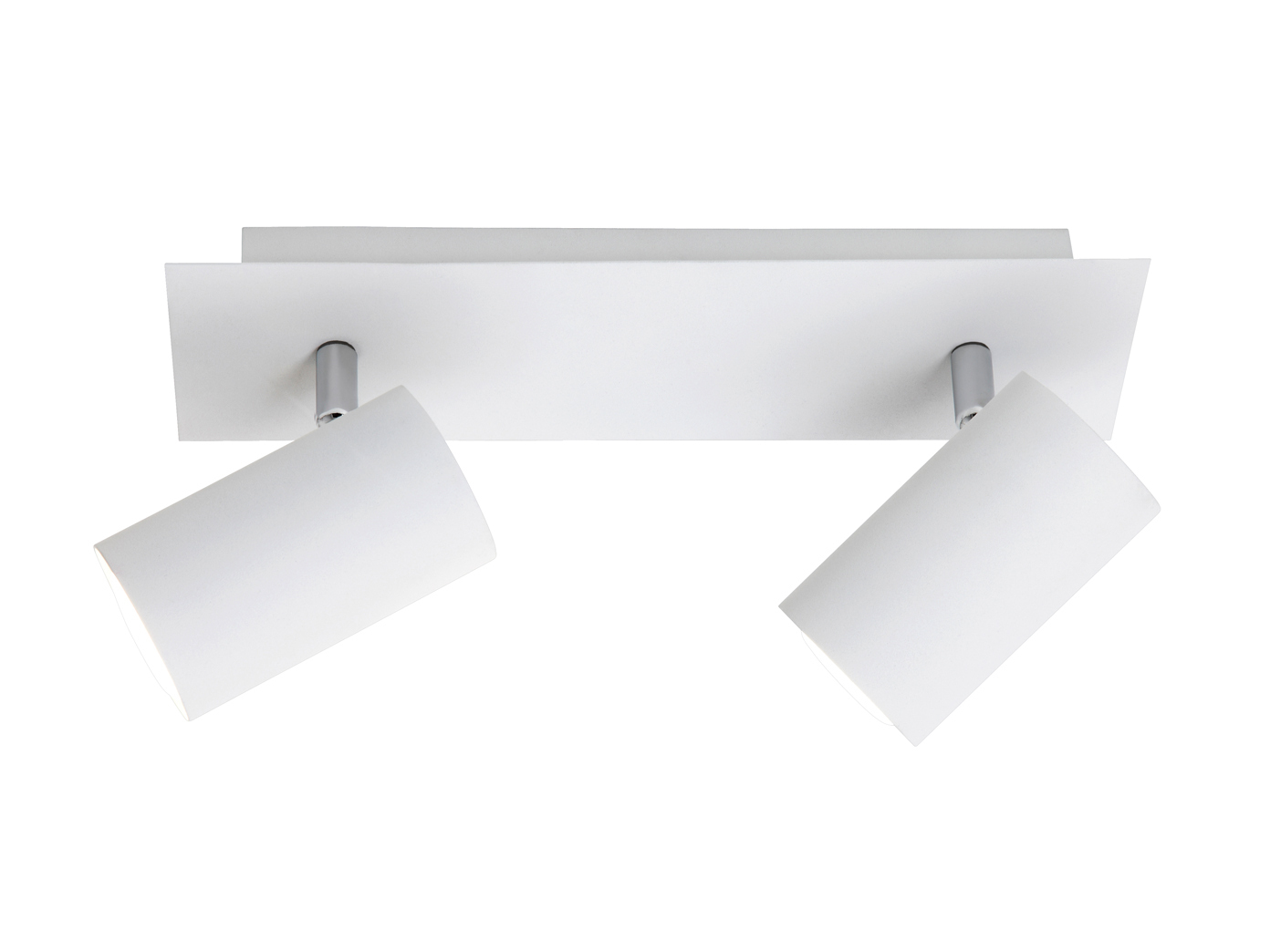 Coole Innen Deckenspot & Wandstrahler Serie aus weißem Metall, dreh