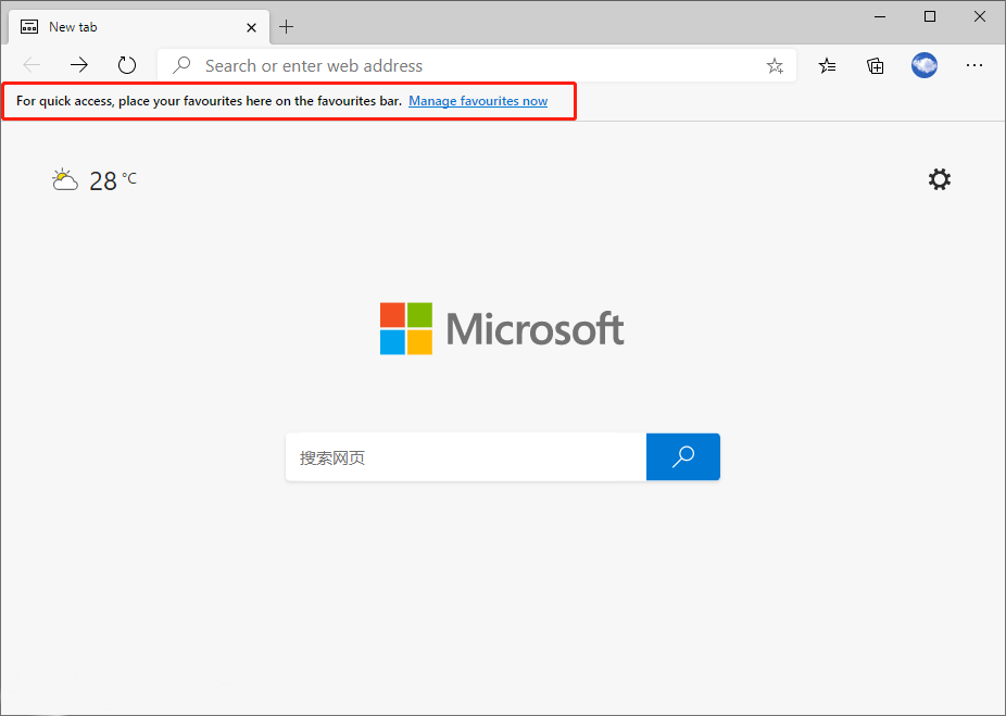 How to Remove The Favorites Bar From Microsoft Edge New Tab? Bitwarsoft