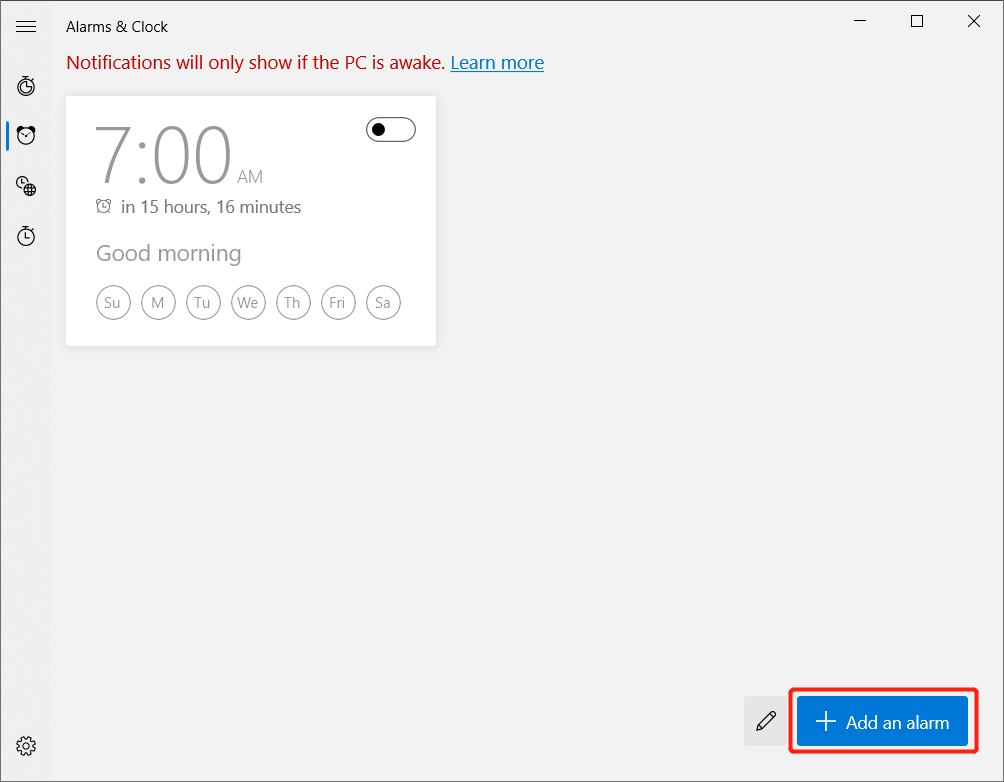 How To Access Alarm On Windows 10 Bitwarsoft