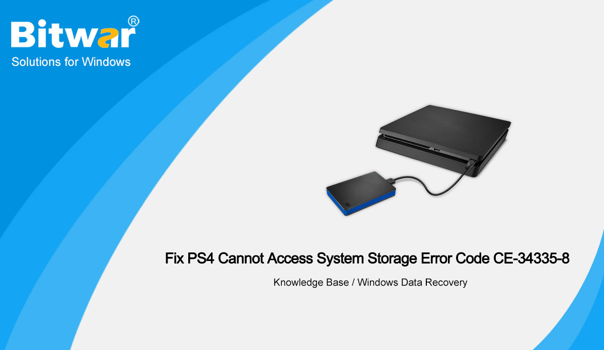 Fix PS4 Cannot Access System Storage Error Code CE343358