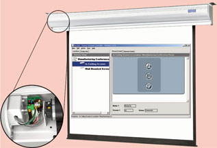 Da-Lite Designer Contour® ELECTROL® - VIDEO Format Electric Screen