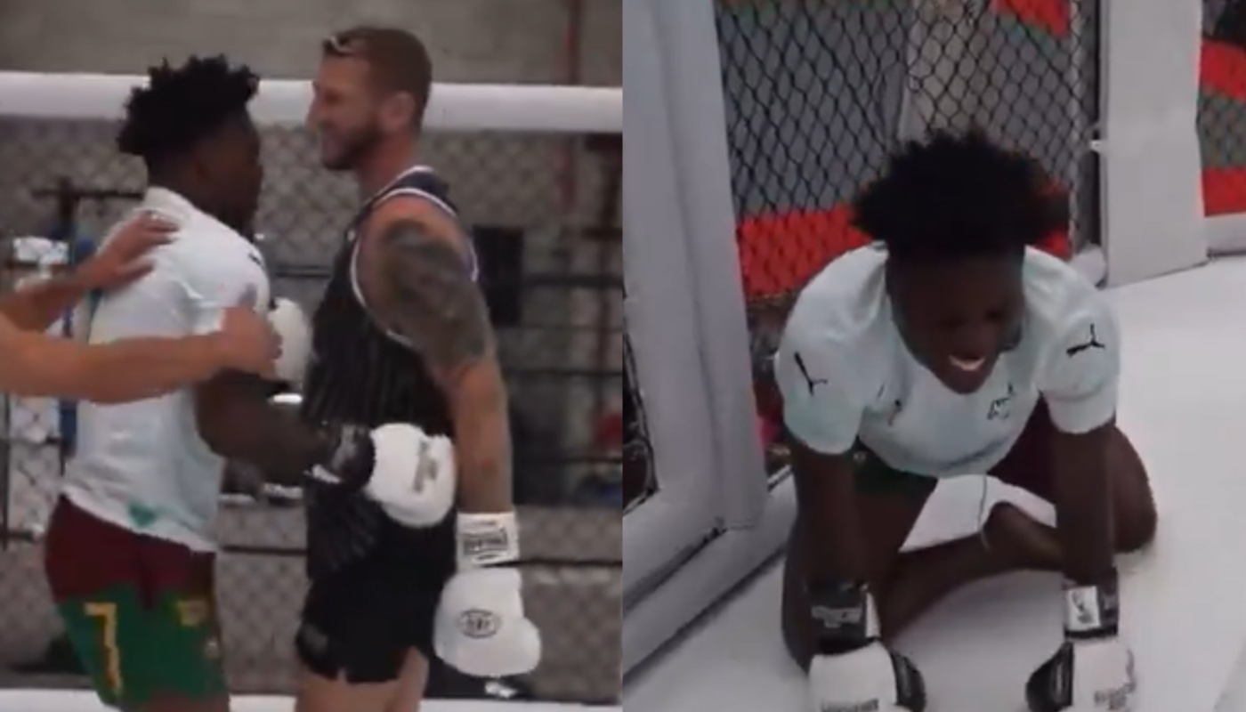 IShowSpeed Tapped Out by UFC Fighter in Hilarious Sparring