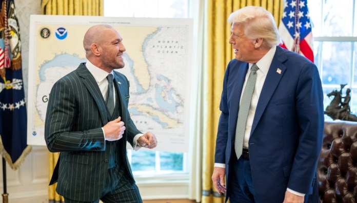 Mirar | Conor McGregor se reúne con Donald Trump en la Casa Blanca para el Día de San Patricio