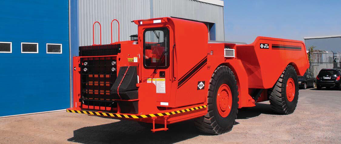 DUX Model DT24 Compact Proﬁle End Dump Truck_Beijing Realsun