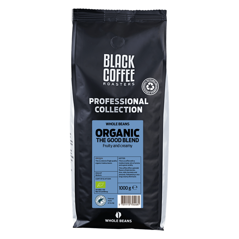 Black Coffee Roasters Organic Fairtrade KRAV Hele Bønner