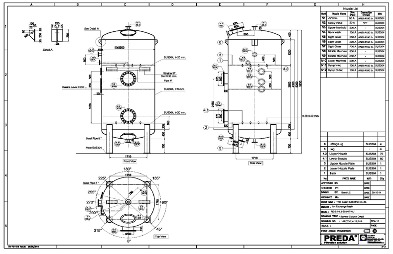 ACTIVATED CARBON FILTER TANK