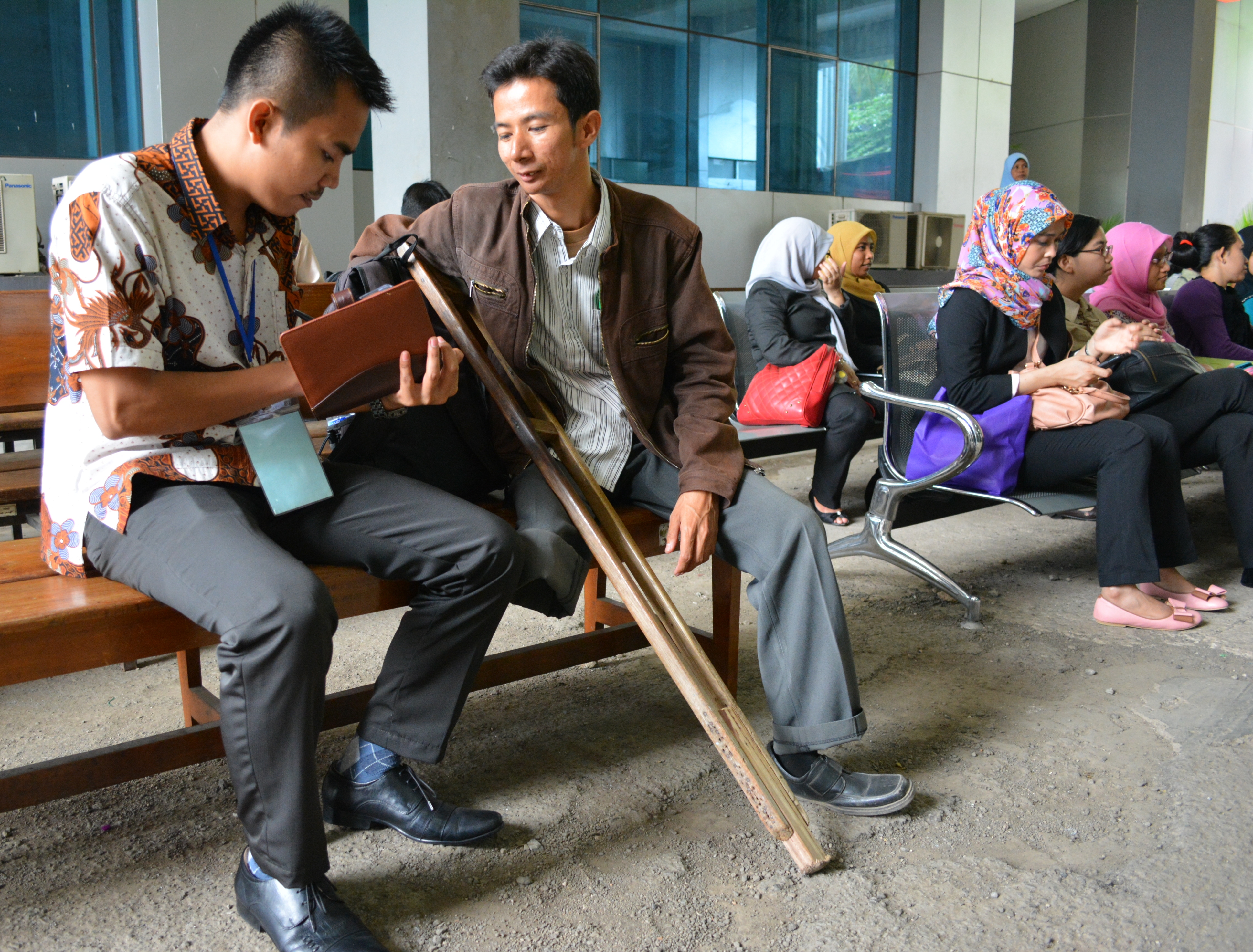 Samud, Penyandang ‘Disable’ yang Ikut TKD CPNS Badan Kepegawaian Negara