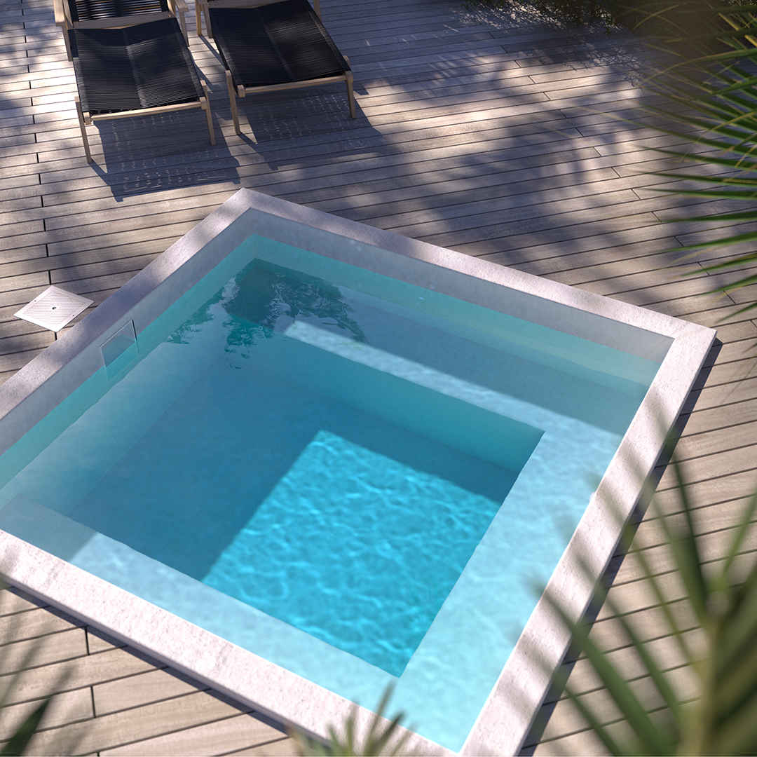 BLAAUW mini pool Cube Blaauw mini pools