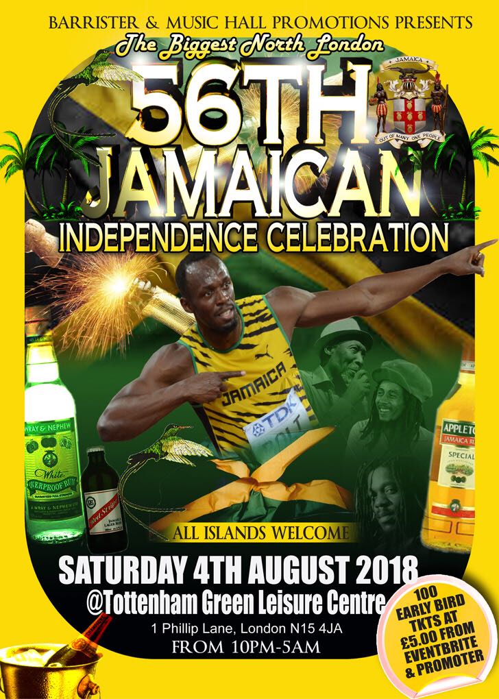56th Jamaican Independence Celebration Tottenham Green Centre