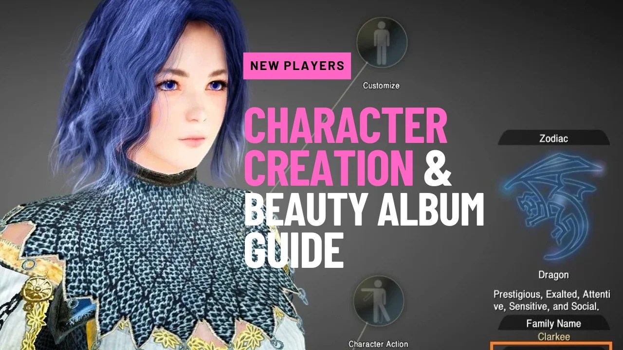 Character Creation & Beauty Album Black Desert Foundry