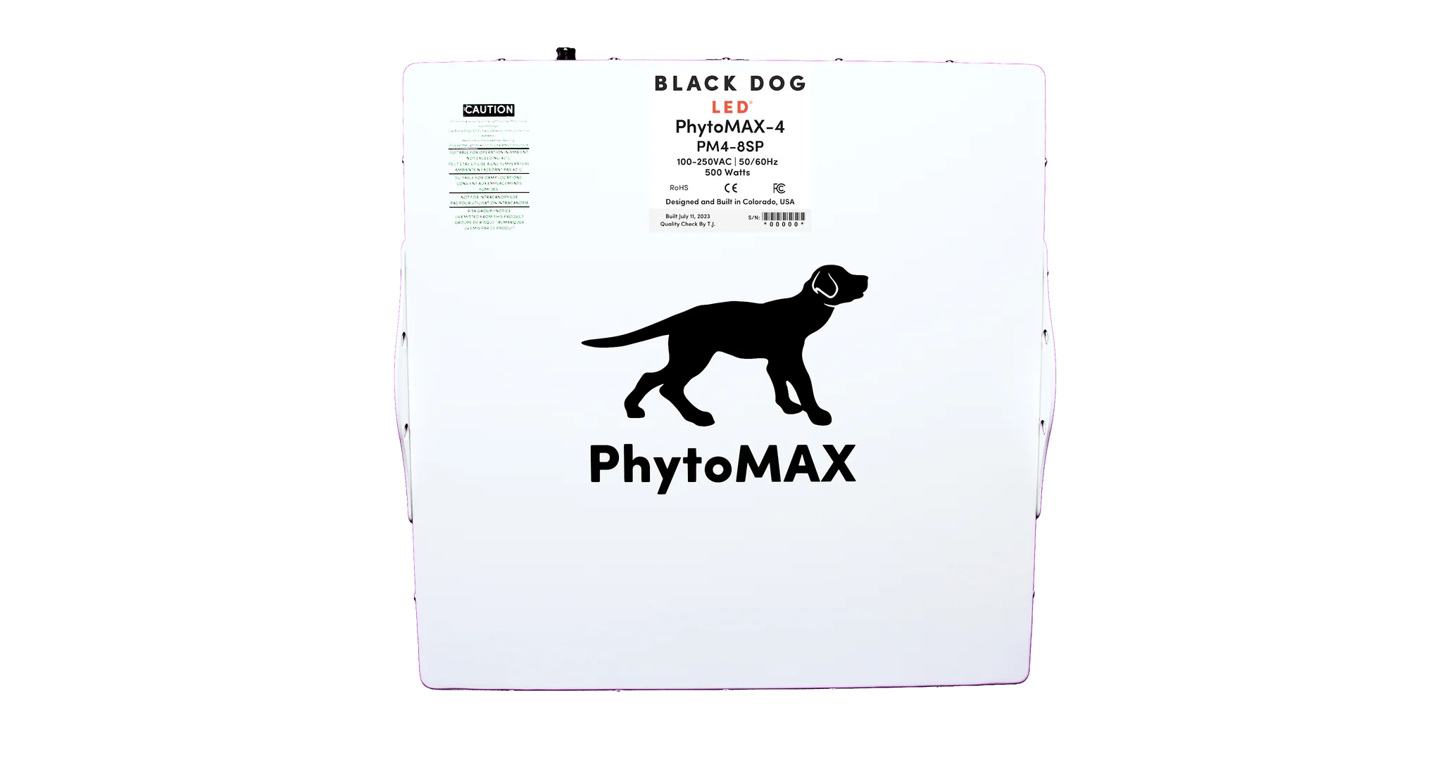 PhytoMAX4 8S LED Grow Light Black Dog LED