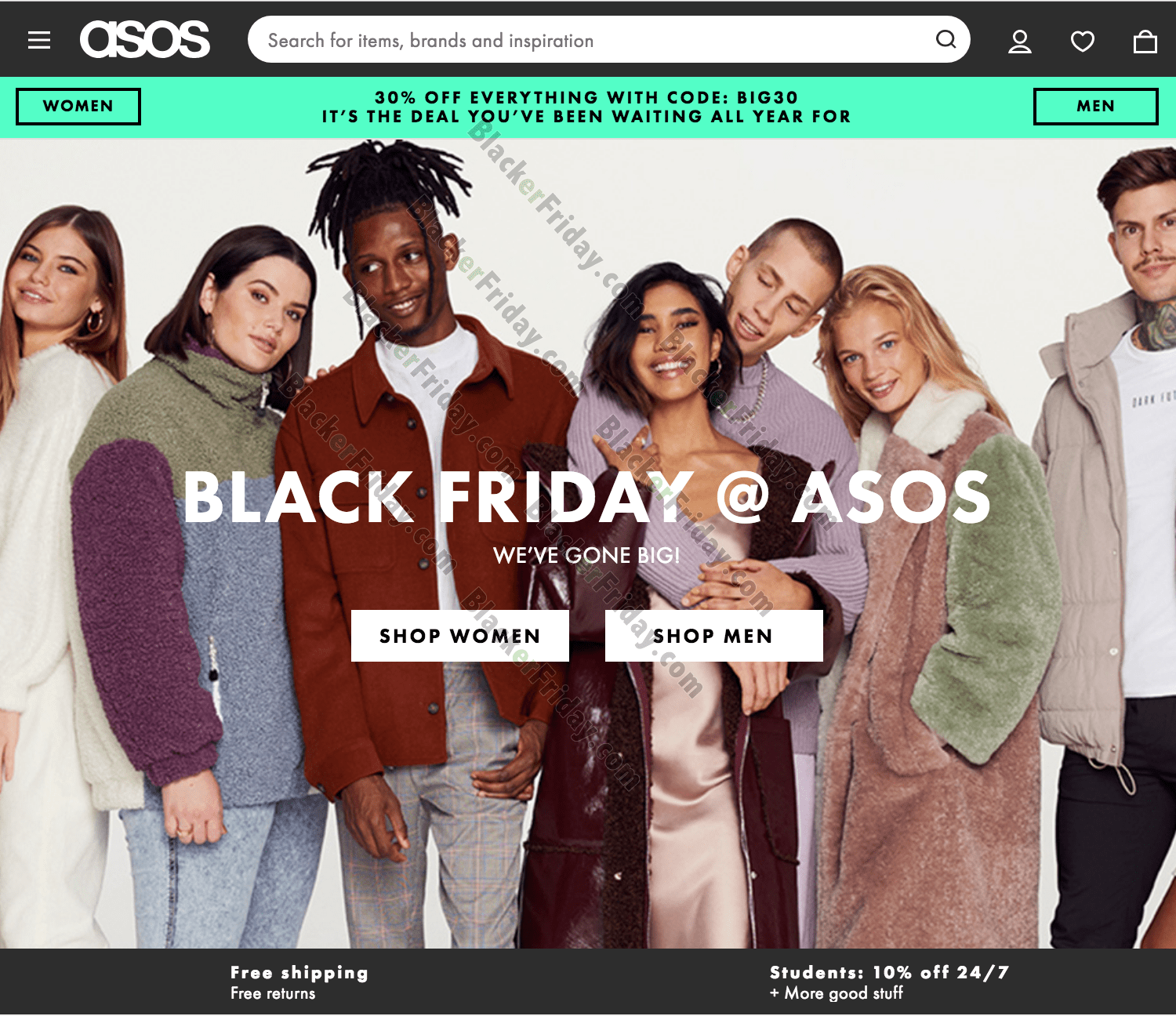 ASOS Cyber Monday 2024 Sale Blacker Friday