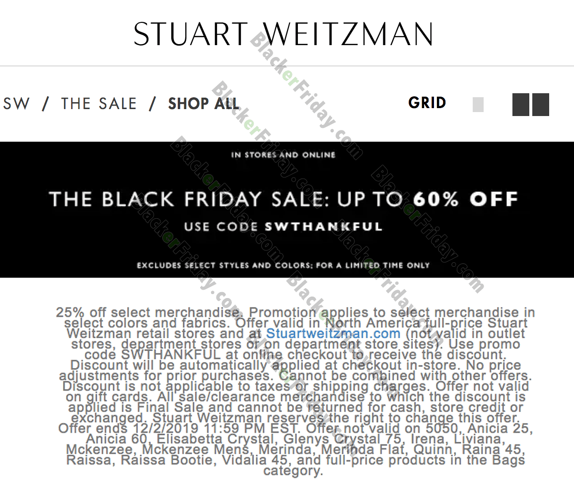 Stuart Weitzman Black Friday 2021 Sale What to Expect