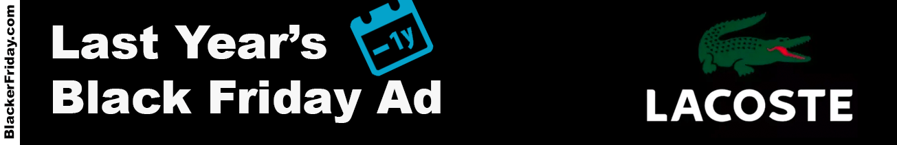 lacoste black friday