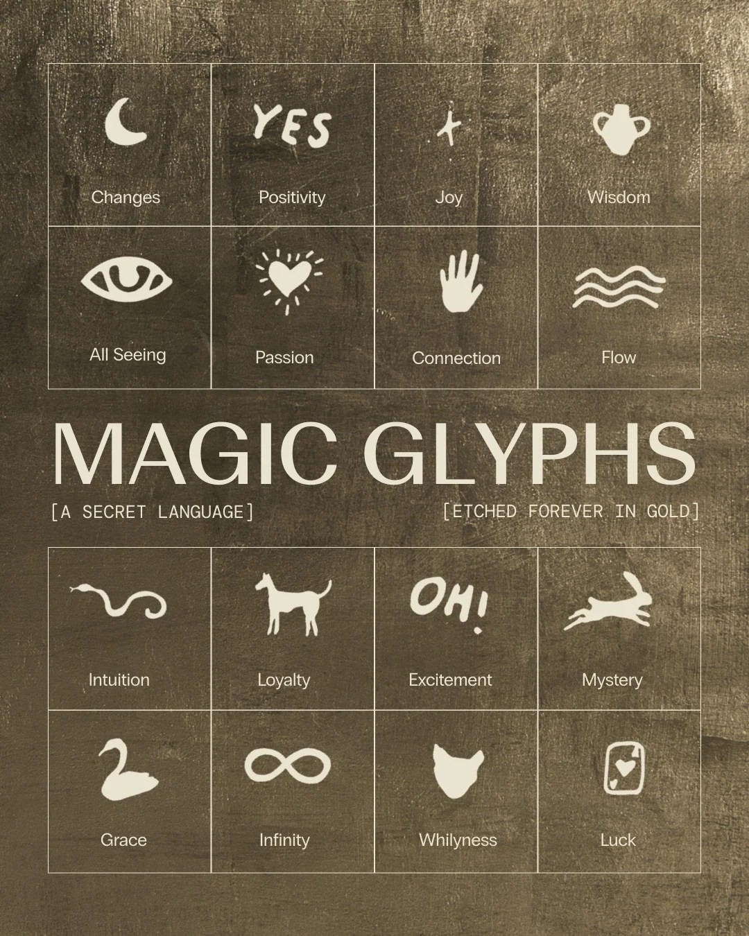 Introducing Magic Glyphs The Secret Language of Love and Gold