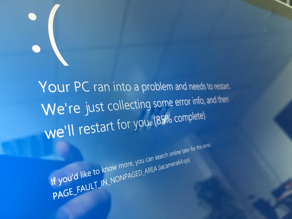 Surface Book Update Failed Intel Control Logic 0x800f0203