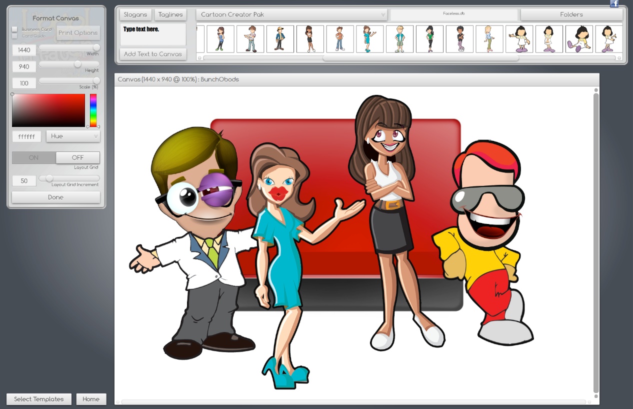 [GET] Laughingbird’s The Character Creator + The Promobot