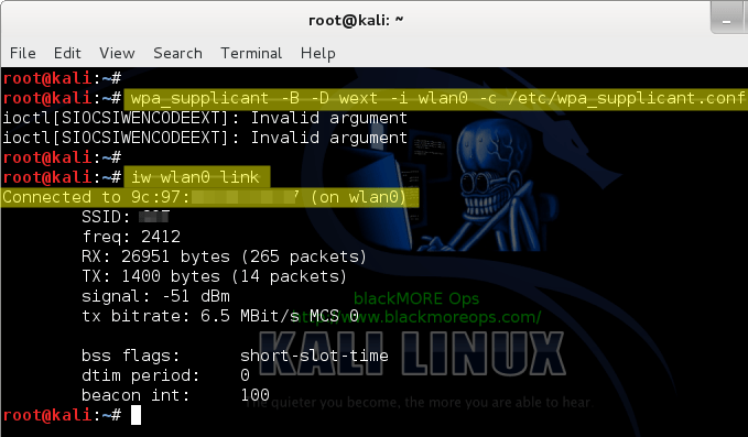 Sameh Attia Connect to WiFi network from command line in Linux