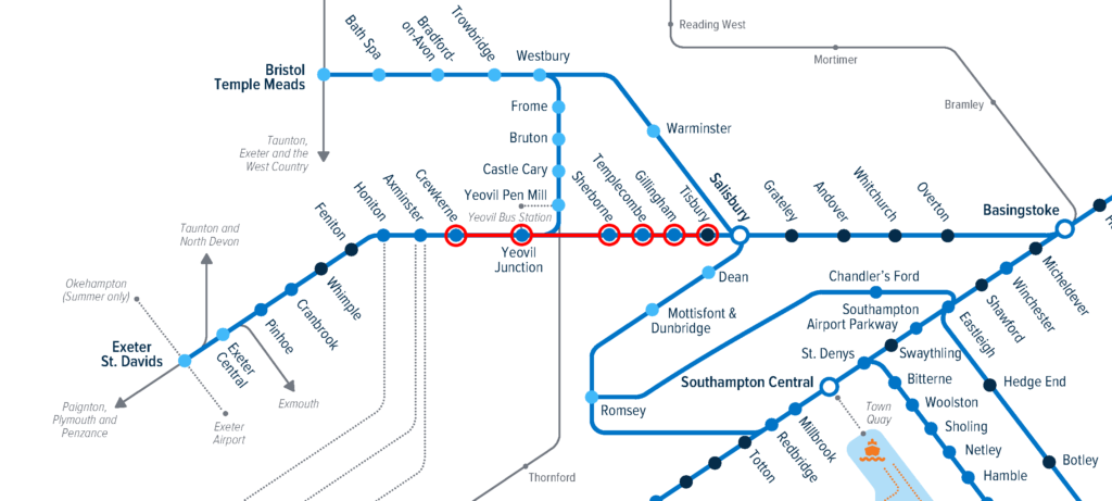 Train Timetables Blackmore Vale Line Community Rail Partnership