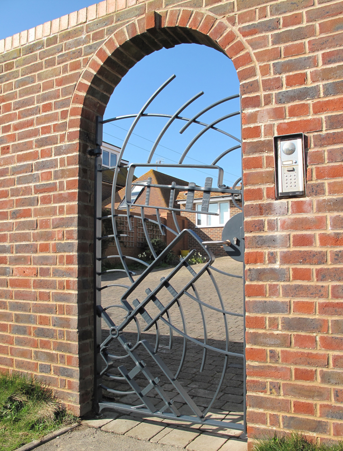Windmill gate James Price contemporary blacksmiths and designers