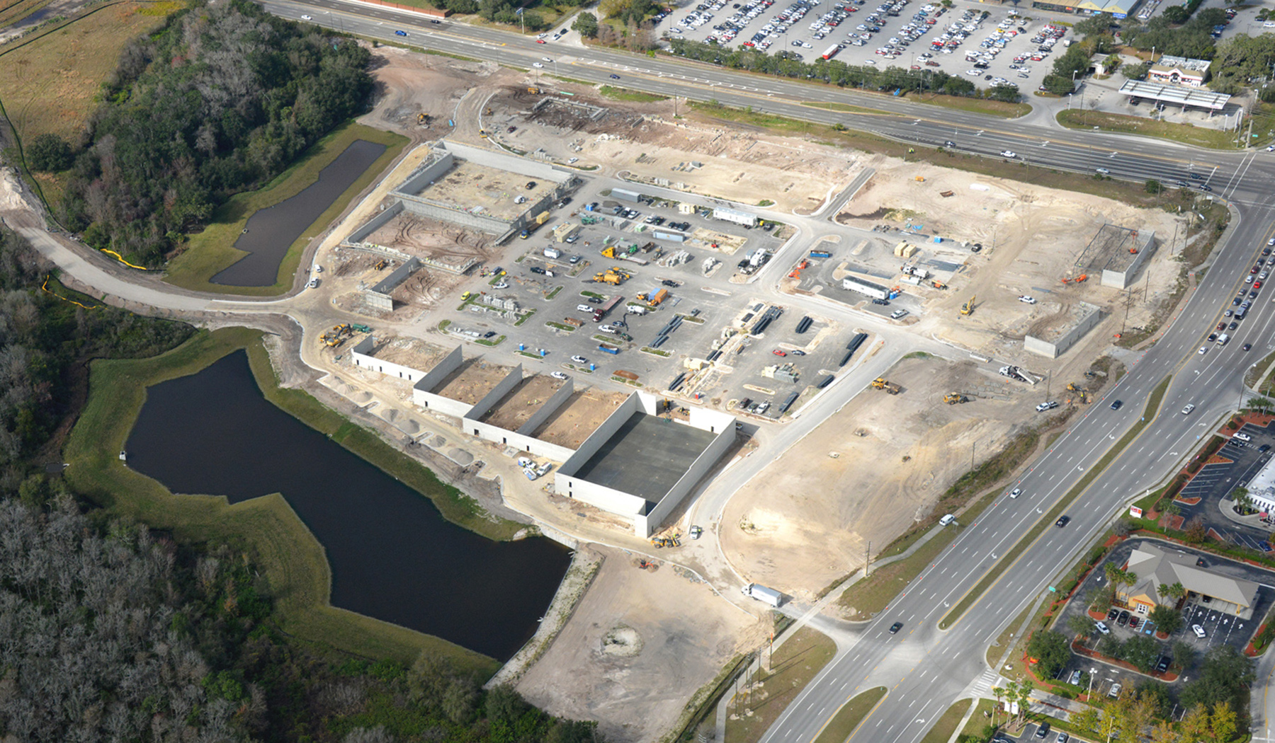 Construction is underway on The Village at Mitchell Ranch in Trinity