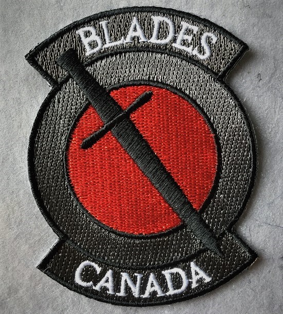 Blades Canada Morale Patch Embroidered [BCPatch1] 4.99CDN Blades