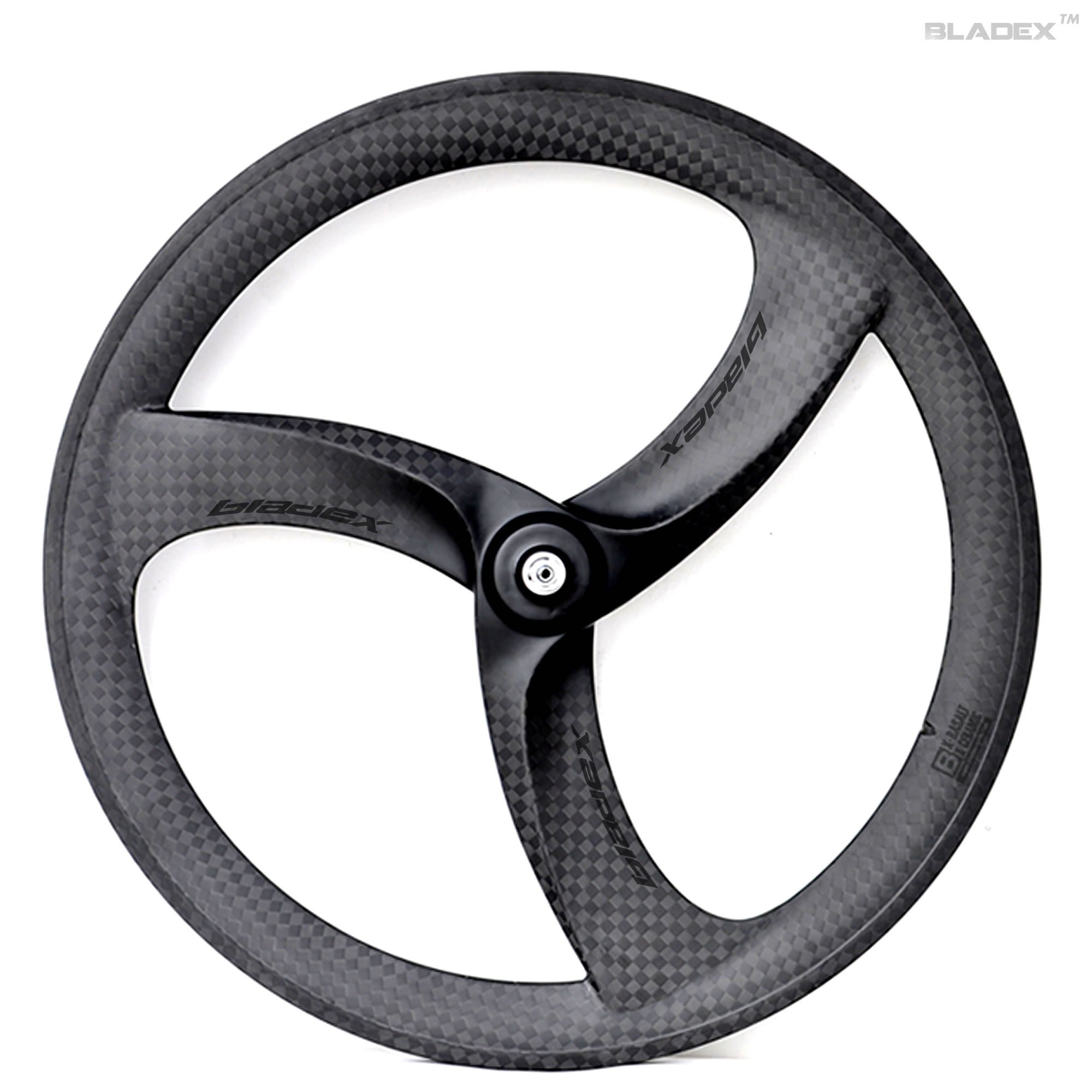 Tri Spoke Wheels BladeX Carbon Fiber 3S Tubro Track wheel, Time Trial