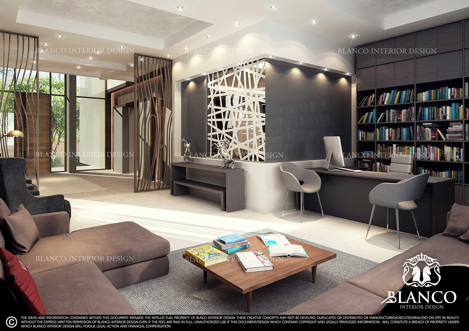 التصميم المودرن Blanco Interior Design Company Dubai