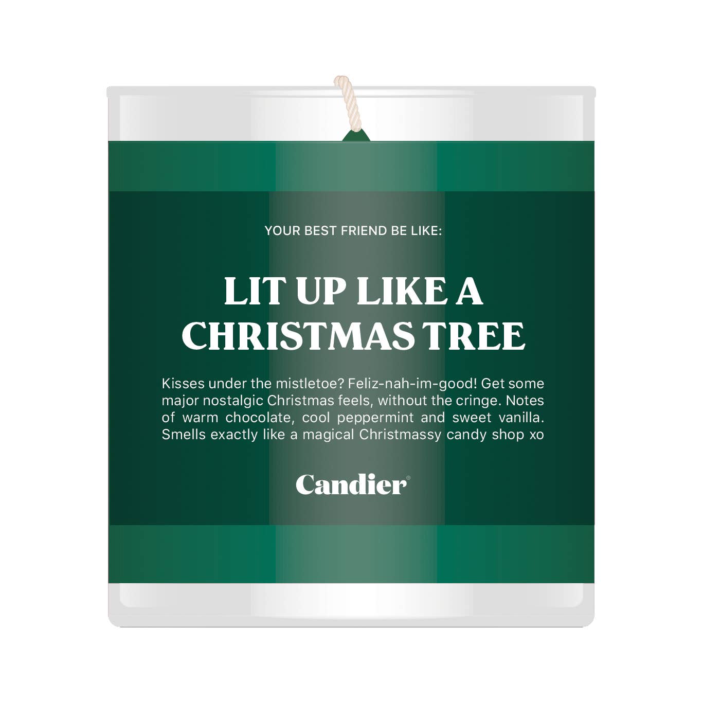 Lit Up Like A Christmas Tree Candle Blank Mason Candle Bar