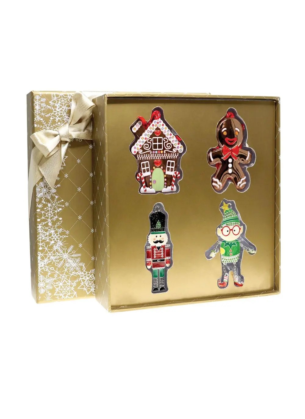 Tipperary Crystal Set of 4 Sparkle Ornaments Blarney